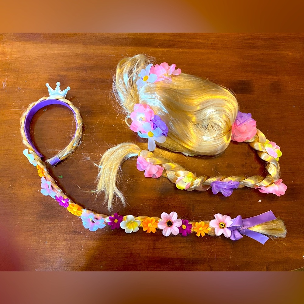 Two Rapunzel Hair Pieces